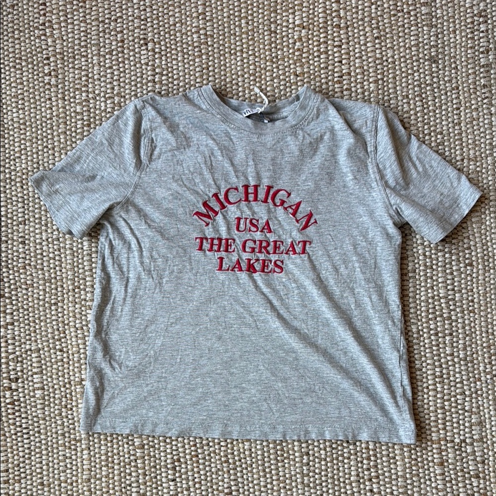 Zara Michigan USA The Great Lakes' Graphic Tee